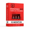 12 months IPTV subscription package xtremehdiptv