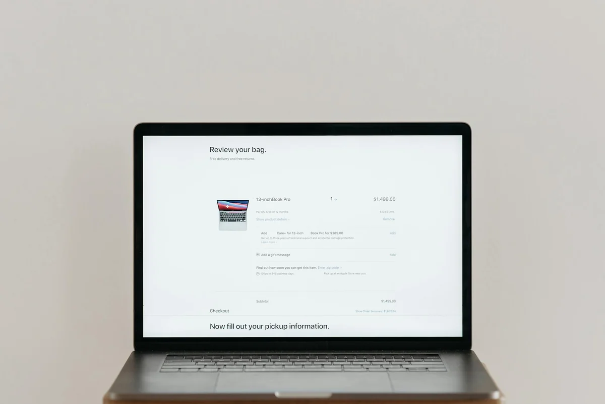 IPTV subscription plan comparison on a laptop screen helping users choose the right package